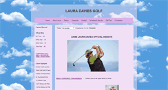 Desktop Screenshot of lauradaviesgolf.com