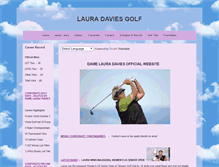 Tablet Screenshot of lauradaviesgolf.com